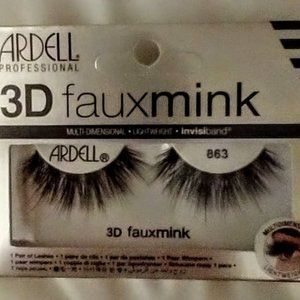 NEW ARDELL  3D FAUX MINK LASHES WITH INVISIBAND!